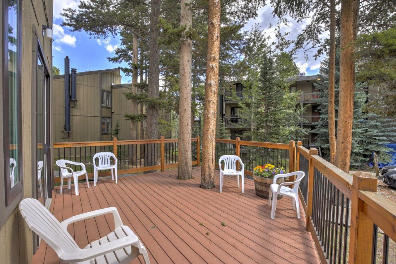 Breckenridge Condo With Balcony Walk To Ski Resort Eksteriør billede